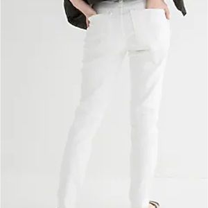 J Crew 9” White “toothpick” Jean